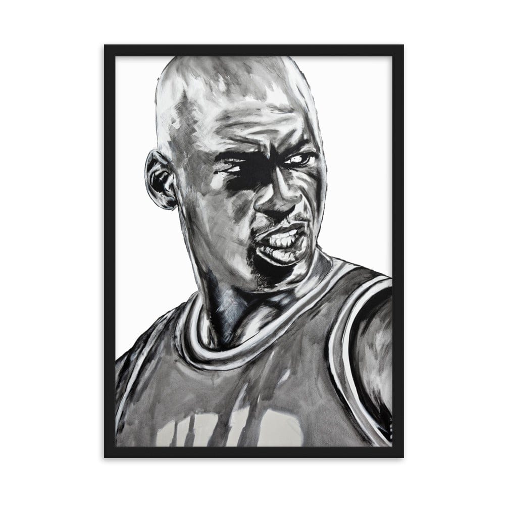 Michael-Jordan-enhanced-matte-paper-framed-poster-black-50x70-cm-transparent-NK-Iconic
