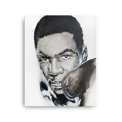 Mike Tyson canvas in 16x20 wall