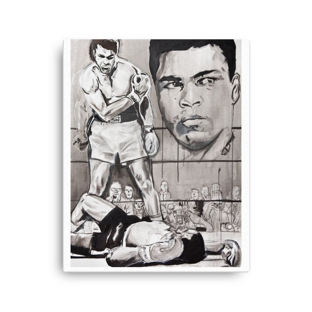 Muhammad Ali canvas in 12x16 wall