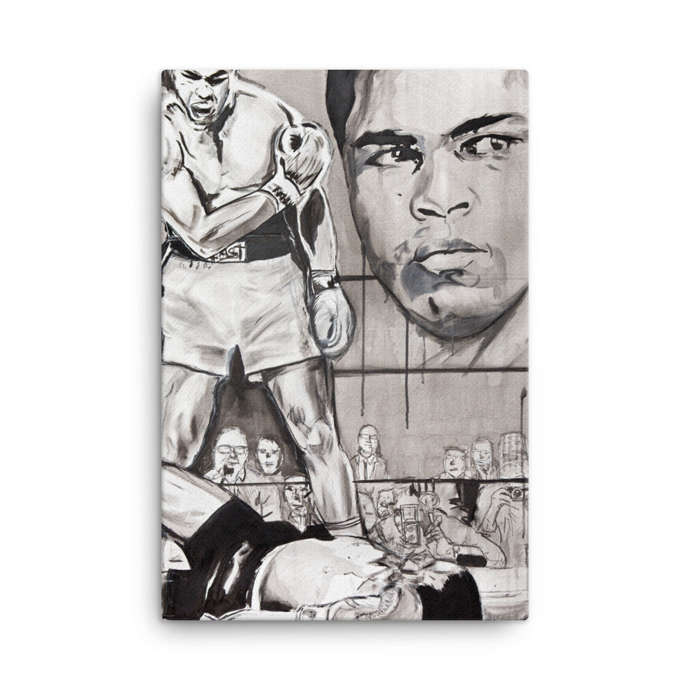 Muhammad Ali canvas in 24x36 wall
