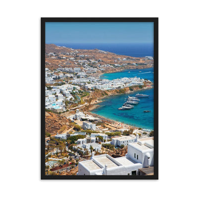 Nammos-Village-Photography-enhanced-matte-paper-framed-poster-black-50x70-cm-transparent-NK-Iconic