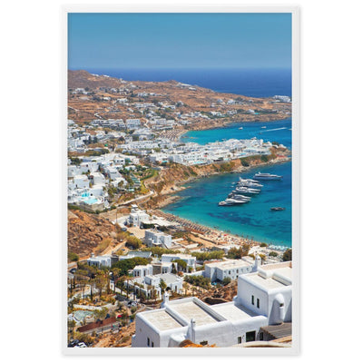 Nammos-Village-Photography-enhanced-matte-paper-framed-poster-white-61x91-cm-transparent-NK-Iconic