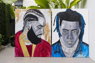 Nipsey Hussle Canvas - NK iconic