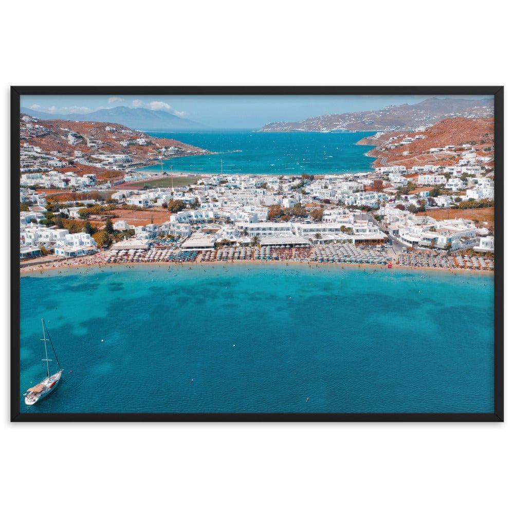 Ornos-_-Kits-Beach-Mykonos-Photography-enhanced-matte-paper-framed-poster-black-61x91-cm-transparent-NK-Iconic