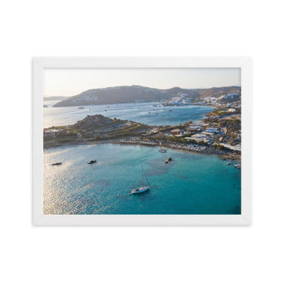 Paraga-Beach-Birds-Eye-View-Photography-enhanced-matte-paper-framed-poster-white-30x40-cm-transparent-NK-Iconic