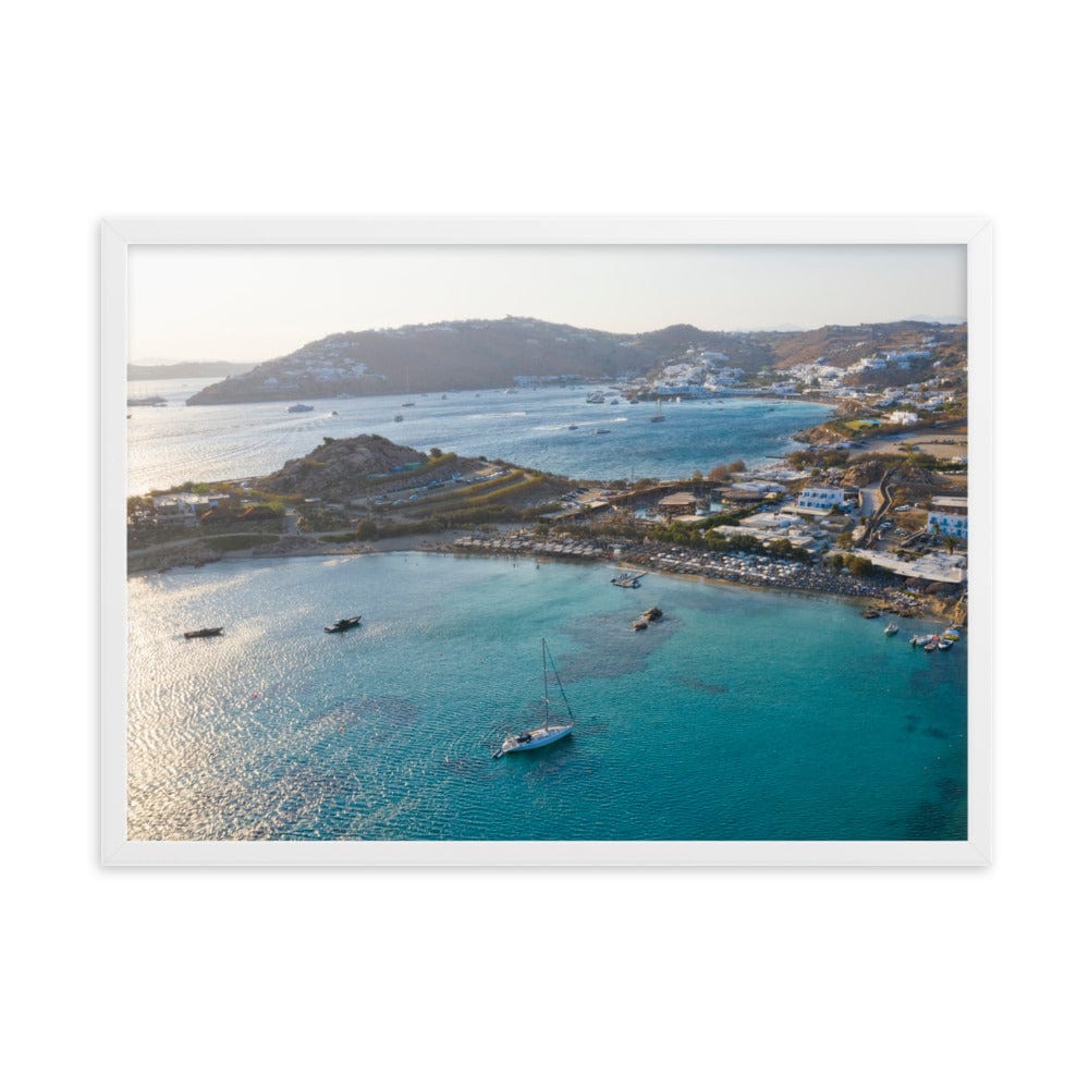 Paraga-Beach-Birds-Eye-View-Photography-enhanced-matte-paper-framed-poster-white-50x70-cm-transparent-NK-Iconic