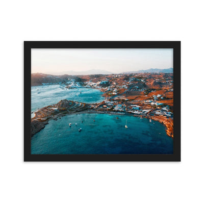 Paraga-Beach-Mykonos-Photography-enhanced-matte-paper-framed-poster-black-30x40-cm-transparent-NK-Iconic