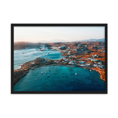 Paraga-Beach-Mykonos-Photography-enhanced-matte-paper-framed-poster-black-50x70-cm-transparent-NK-Iconic