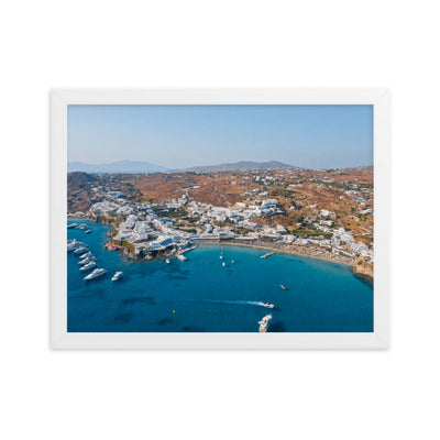 Platis-Gialos-Beaches-Photography-enhanced-matte-paper-framed-poster-white-30x40-cm-transparent-NK-Iconic