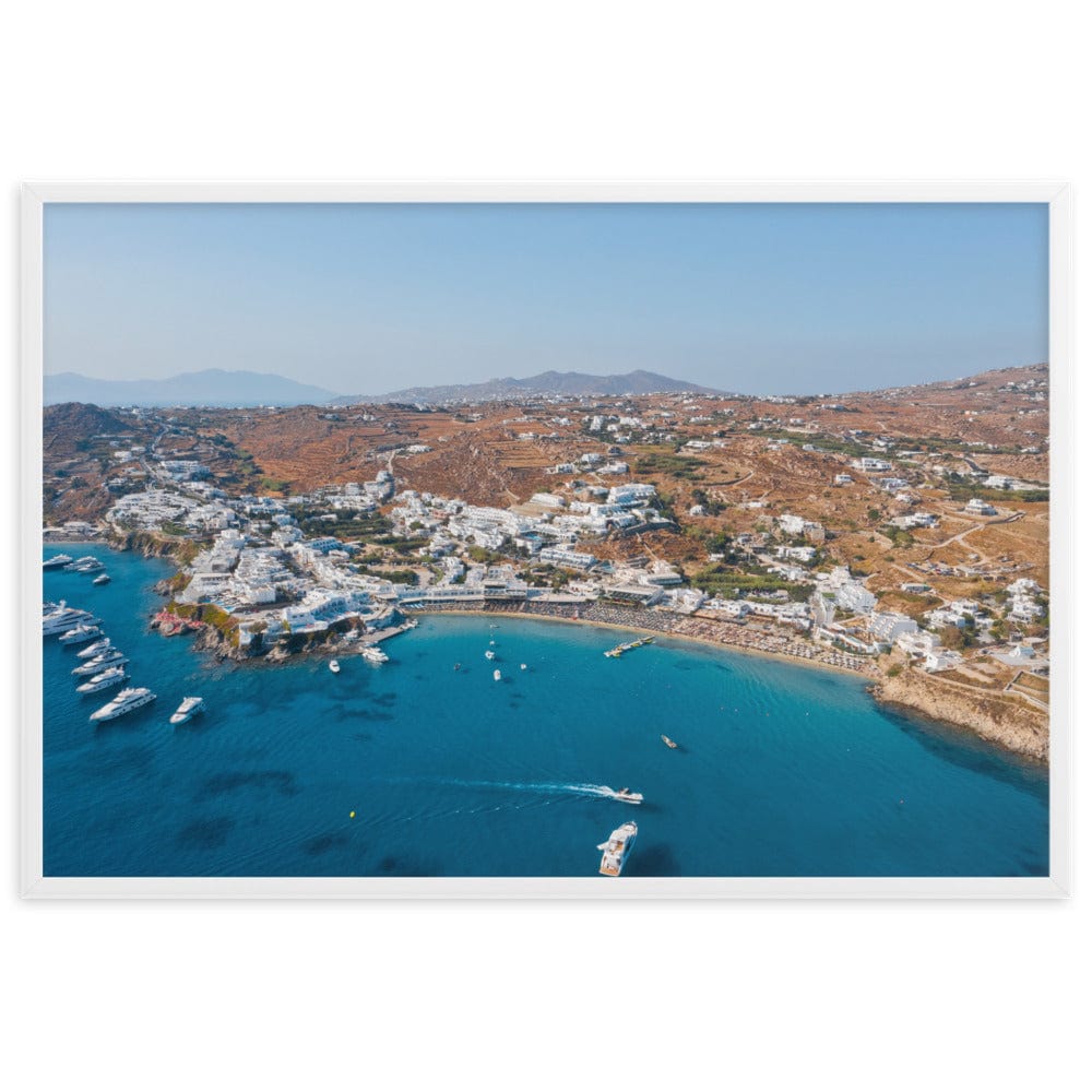 Platis-Gialos-Beaches-Photography-enhanced-matte-paper-framed-poster-white-61x91-cm-transparent-NK-Iconic