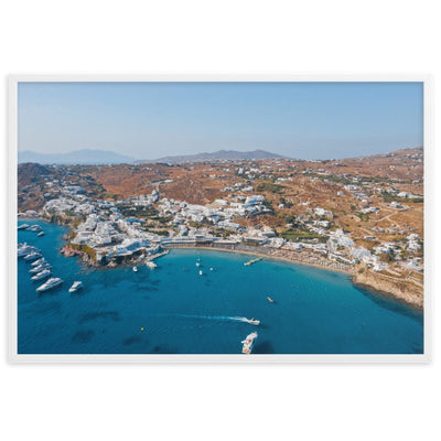 Platis-Gialos-Beaches-Photography-enhanced-matte-paper-framed-poster-white-61x91-cm-transparent-NK-Iconic