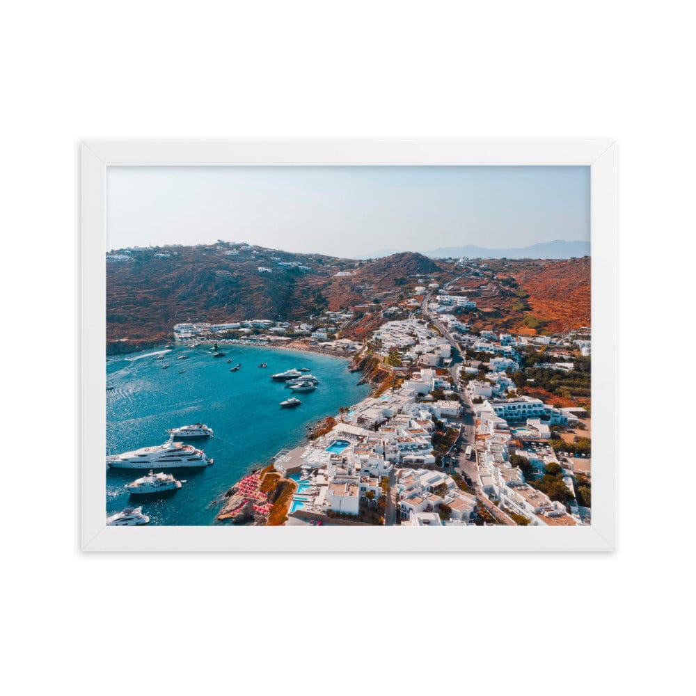 Platis-Gialos-Mykonos-Photography-enhanced-matte-paper-framed-poster-white-30x40-cm-transparent-NK-Iconic