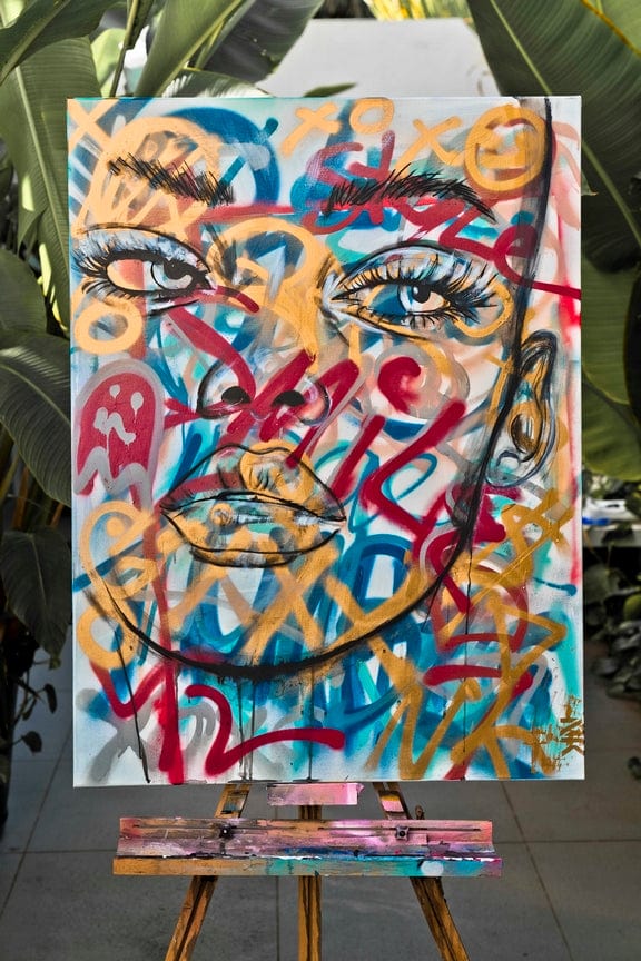 Rihanna Original Painting NK Iconic