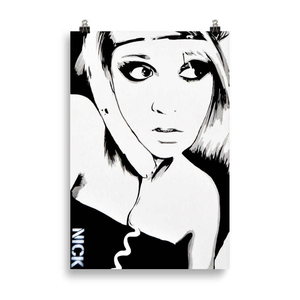 Shes-On-The-Phone-enhanced-matte-paper-poster-61x91-cm-transparent-NK-Iconic