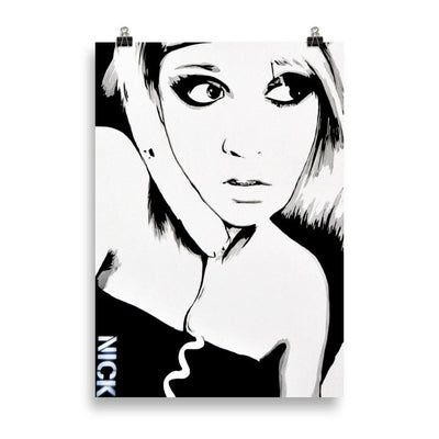 Shes-On-The-Phone-enhanced-matte-paper-poster-70x100-cm-transparent-NK-Iconic