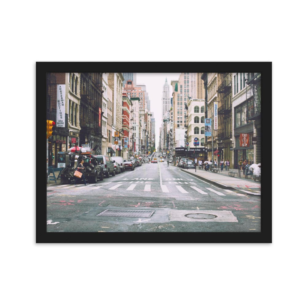 SoHo-NYC-Streets-Photography-enhanced-matte-paper-framed-poster-black-30x40-cm-transparent
