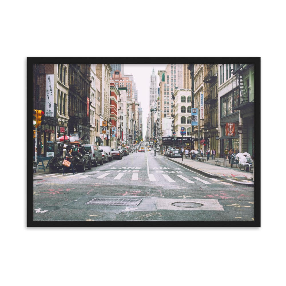 SoHo-NYC-Streets-Photography-enhanced-matte-paper-framed-poster-black-50x70-cm-transparent