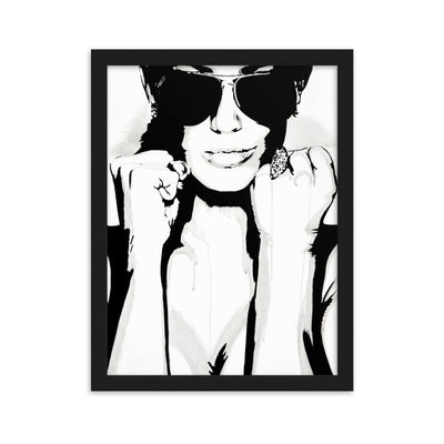 Sunglasses-at-Night-enhanced-matte-paper-framed-poster-black-30x40-cm-transparent-NK-Iconic