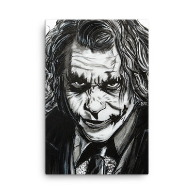 The Joker Aka Heath Ledger Canvas 24x36The Joker Aka Heath Ledger 24x36 Inches Canvas - NK Iconic
