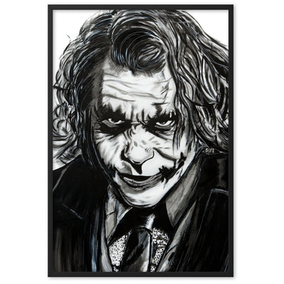The-Joker-Aka-Heath-Ledger-enhanced-matte-paper-framed-poster-black-61x91-cm