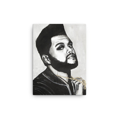 The-Weeknd-canvas-in-12x16-wall