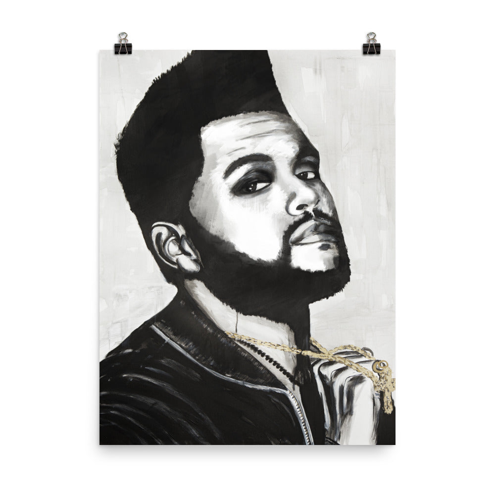 The-Weeknd-enhanced-matte-paper-poster-in-18x24-transparent