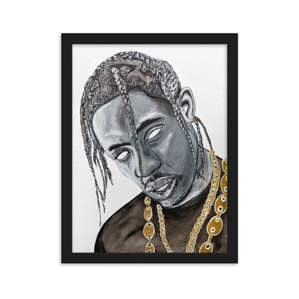 Travis-Scott-Limited-Framed-enhanced-matte-paper-framed-poster-black-30x40-cm-transparent-NK-Iconic