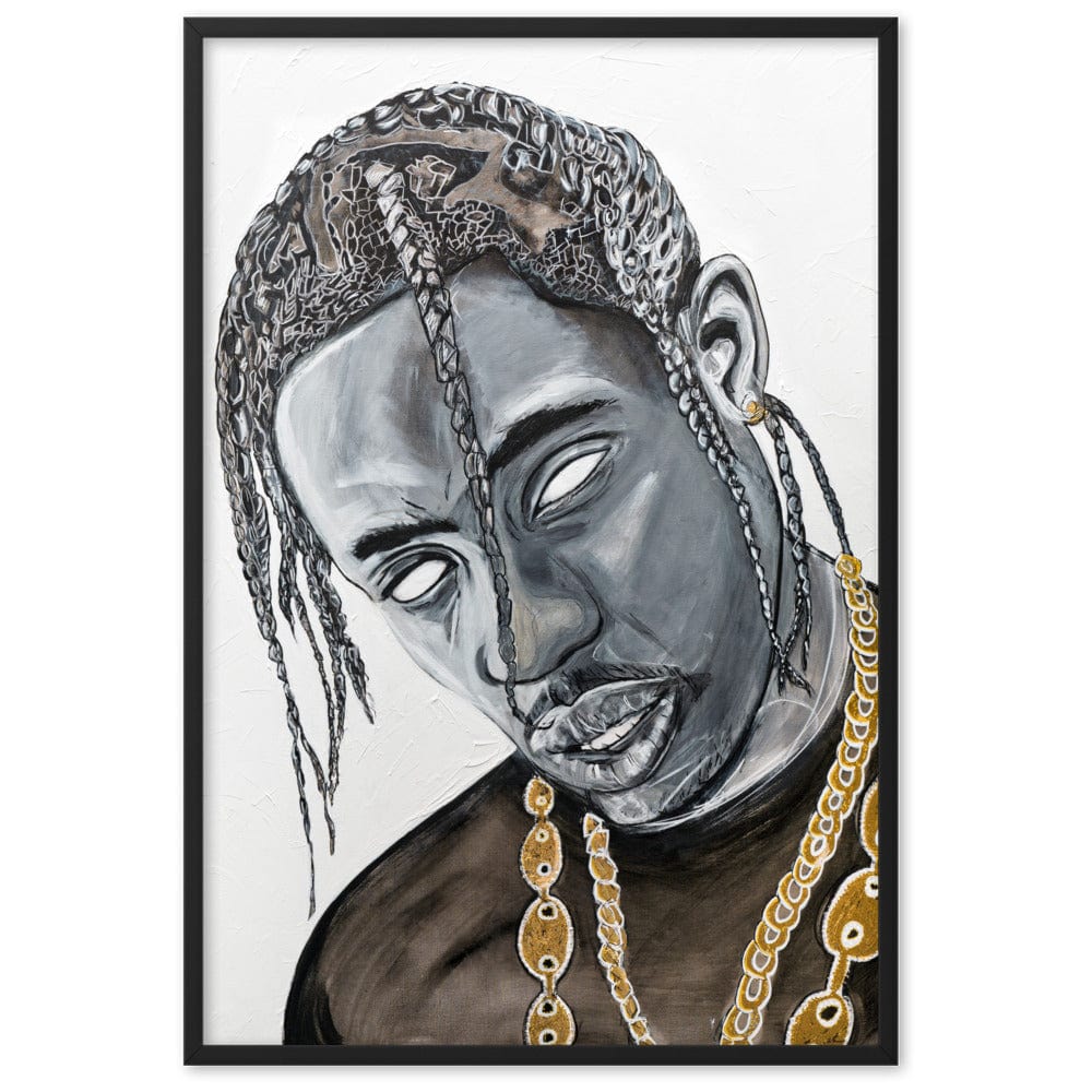 Travis-Scott-Limited-Framed-enhanced-matte-paper-framed-poster-black-61x91-cm-transparent-NK-Iconic