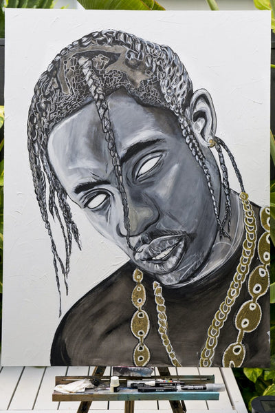 Travis Scott Original Painting