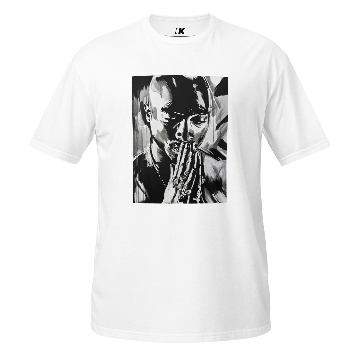 Tupac Pray White T-Shirt - NK Iconic