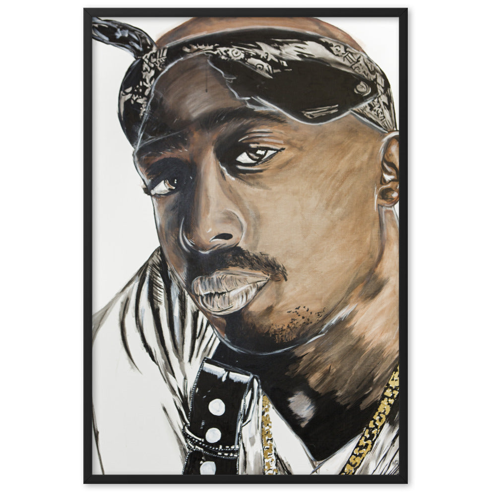 Tupac-Shakur-enhanced-matte-paper-framed-poster-black-61x91-cm-transparent