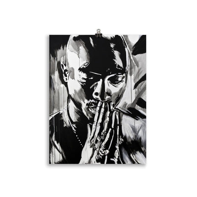 Tupac-praying-prints-enhanced-matte-paper-poster-30x40-cm-transparent-NK-Iconic