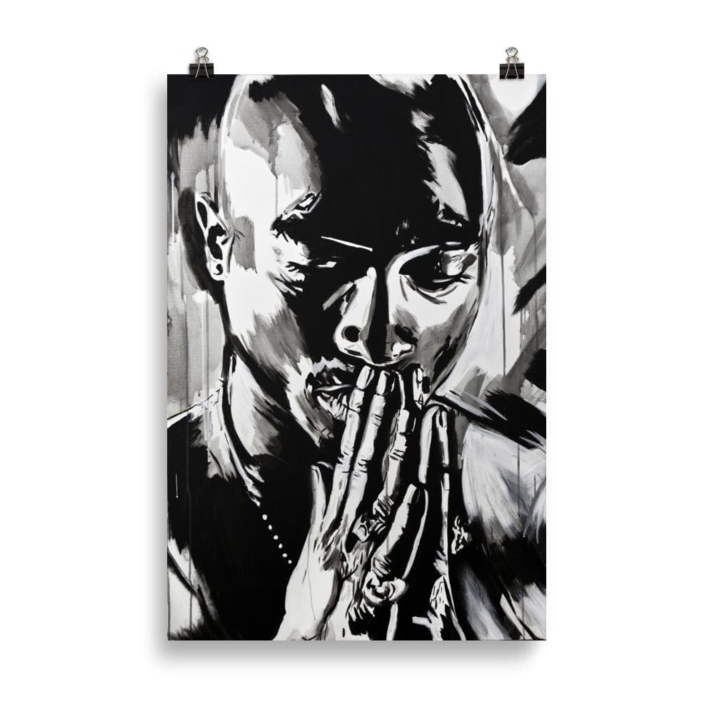 Tupac-praying-prints-enhanced-matte-paper-poster-61x91-cm-transparent-NK-Iconic