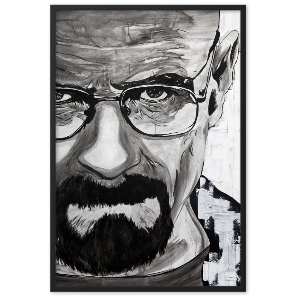 Walter-White-Breaking-Bad-enhanced-matte-paper-framed-poster-cm-black-61x91-cm-transparent