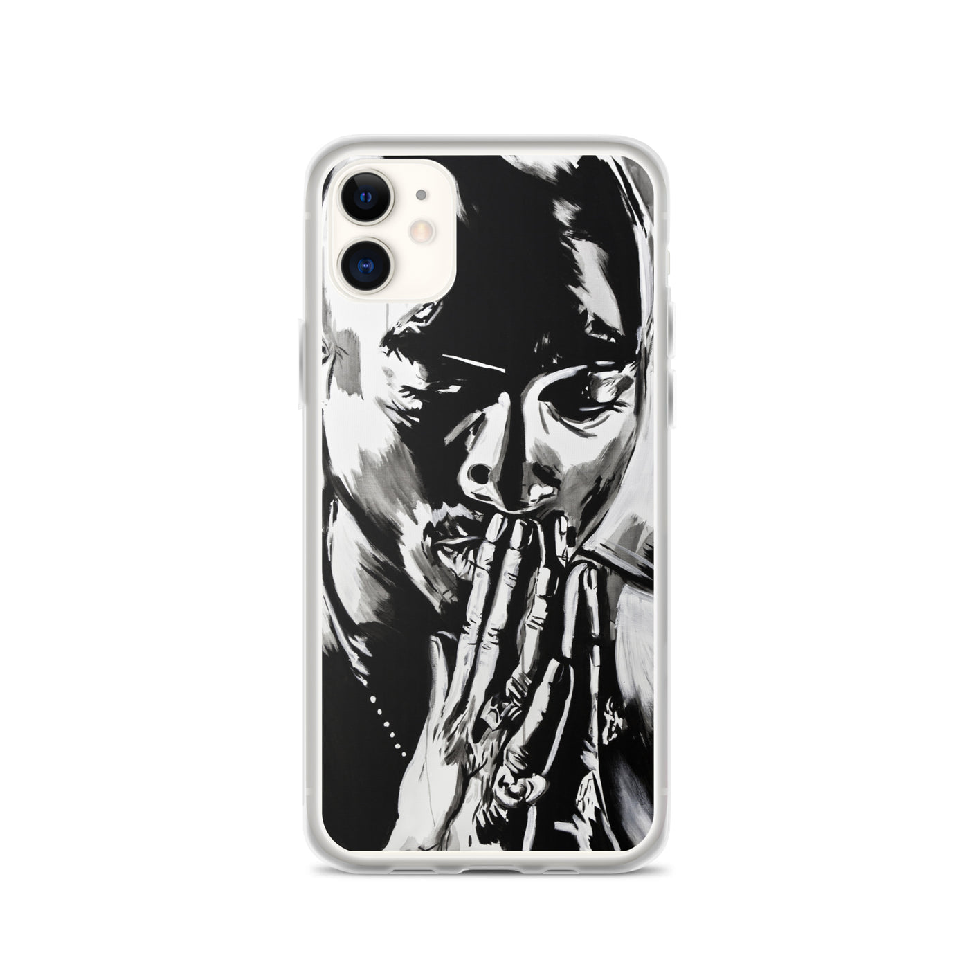 Tupac Black & White iPhone Case