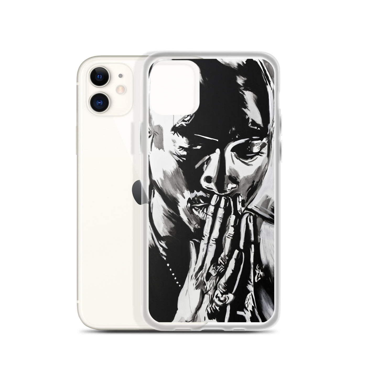 Tupac Black & White iPhone Case