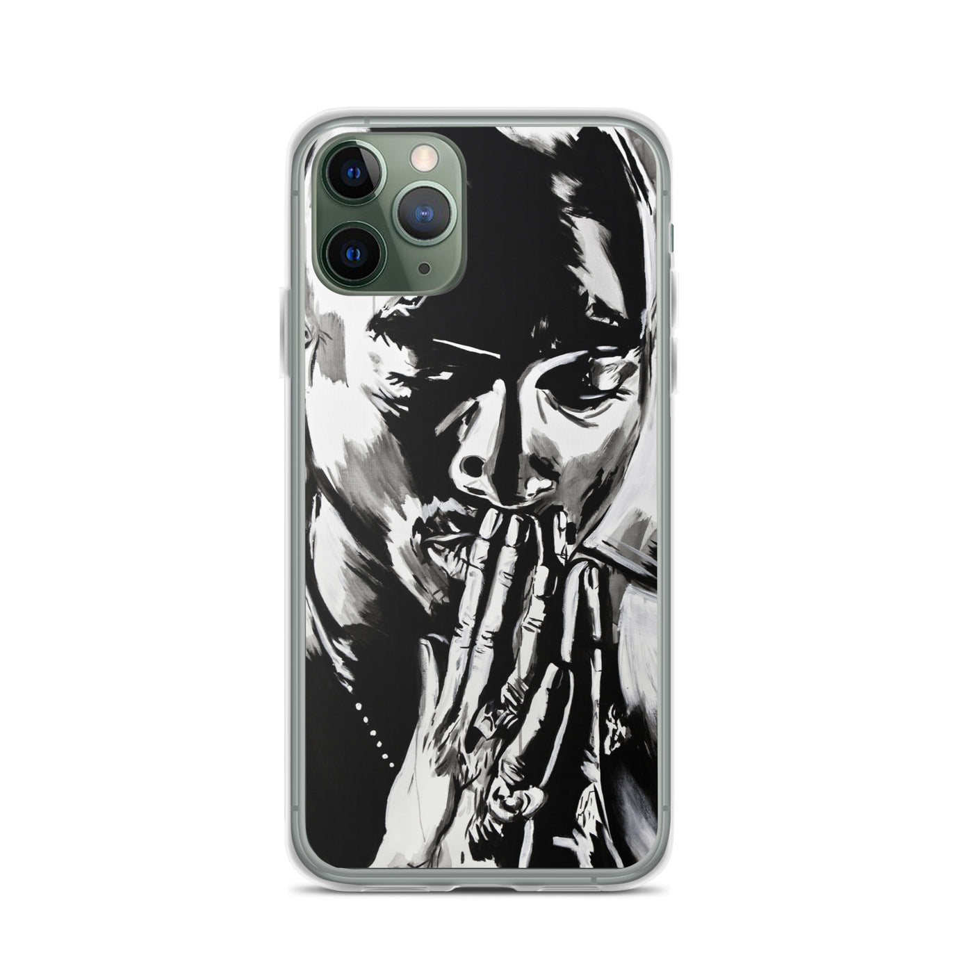 Tupac Black & White iPhone Case