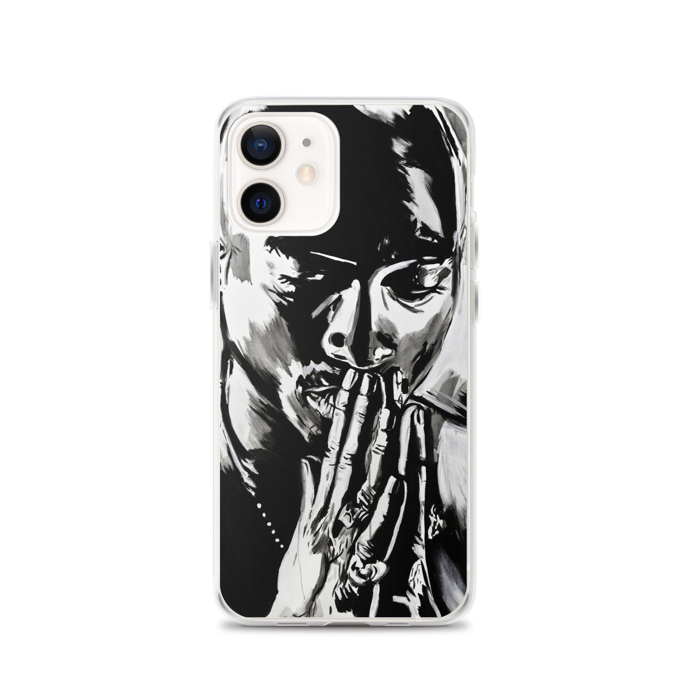Tupac Black & White iPhone Case