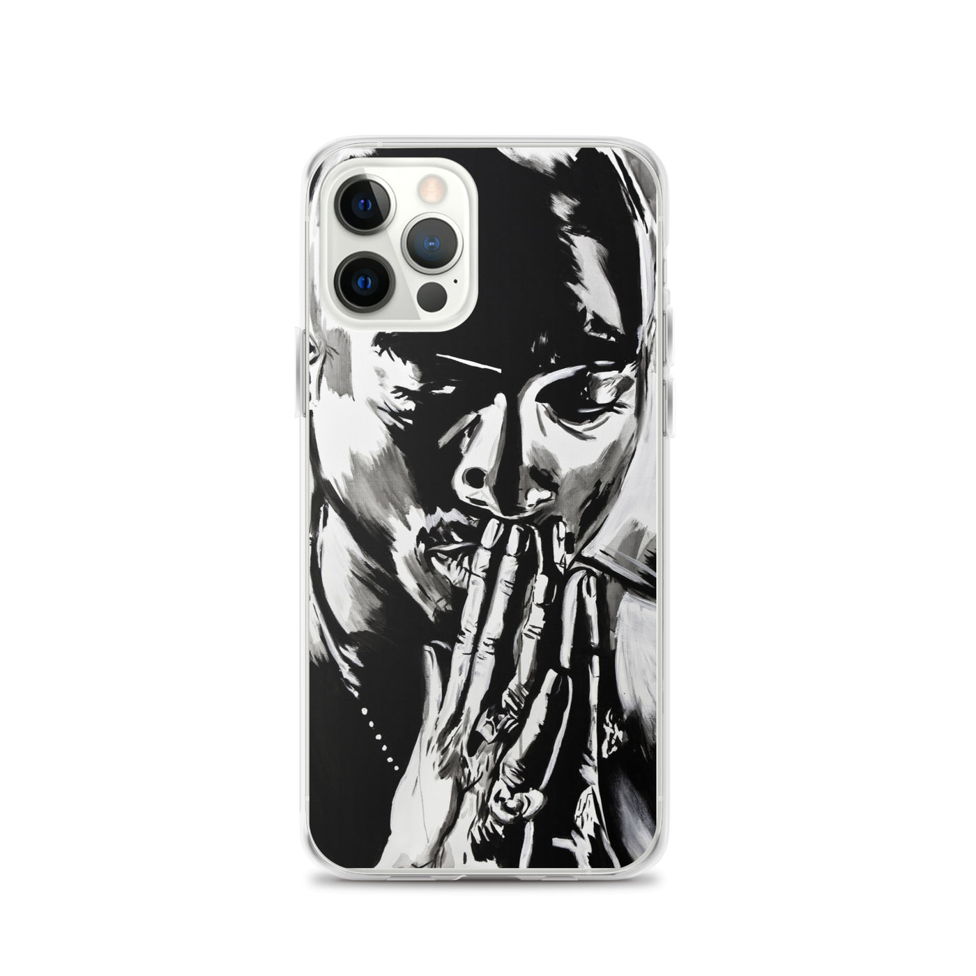 Tupac Black & White iPhone Case