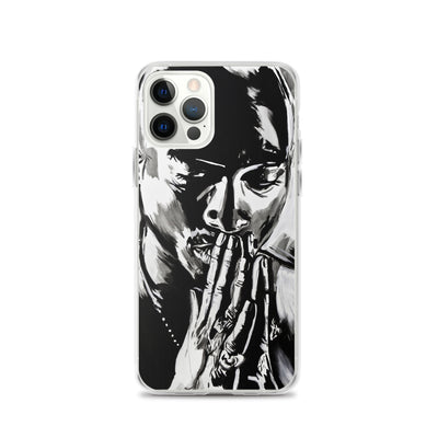 Tupac Black & White iPhone Case