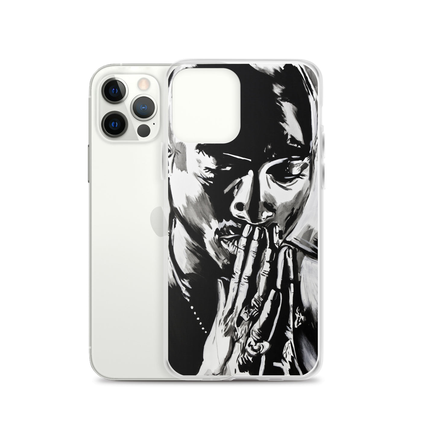 Tupac Black & White iPhone Case