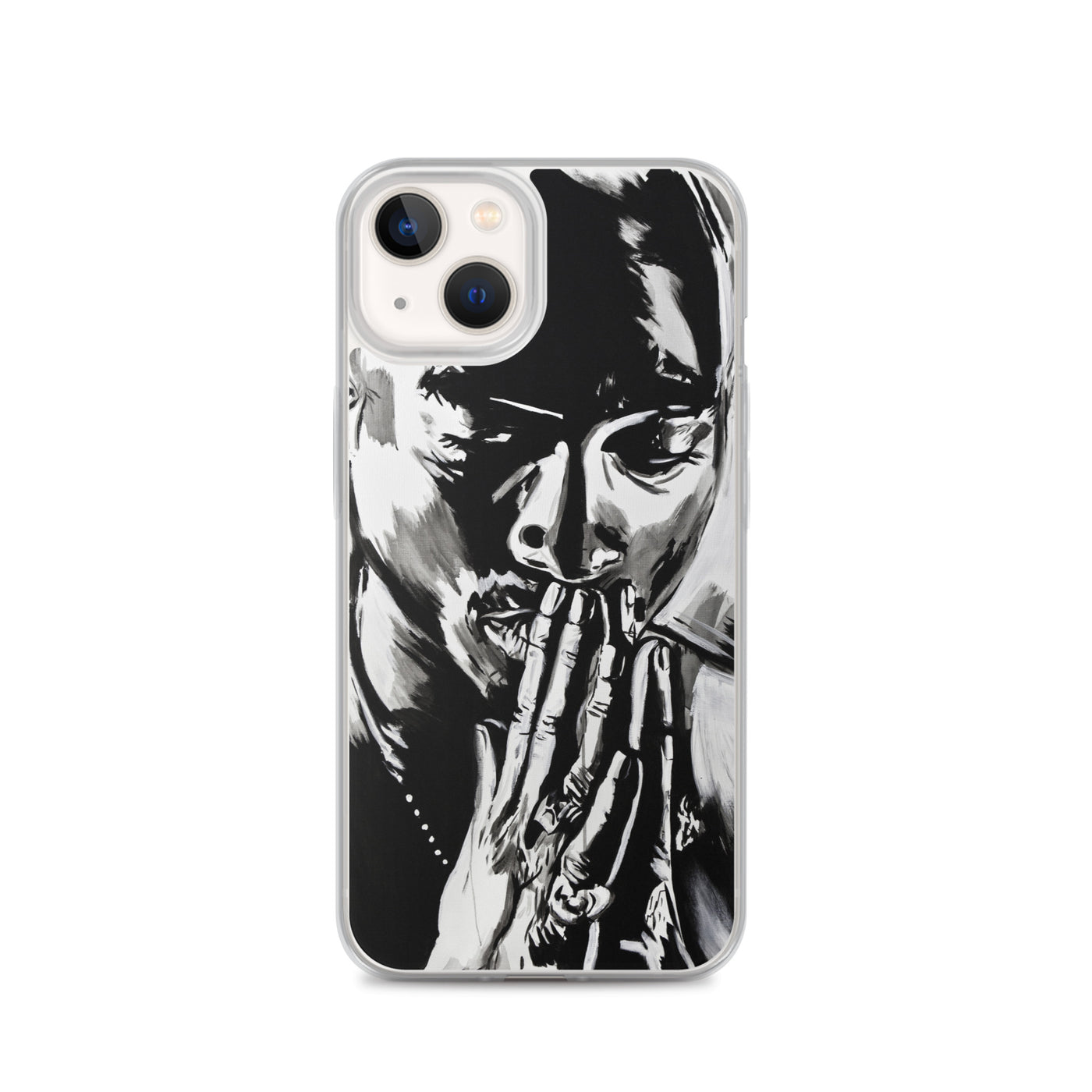 Tupac Black & White iPhone Case