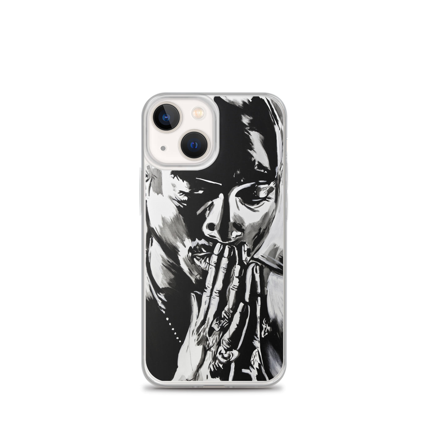 Tupac Black & White iPhone Case