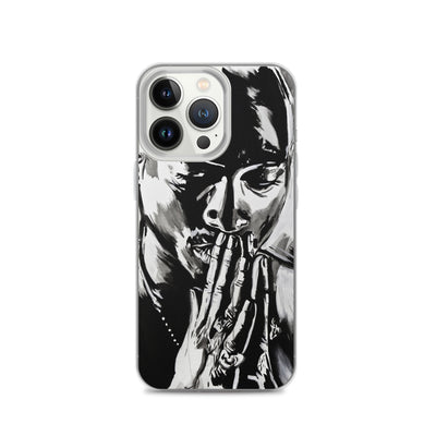 Tupac Black & White iPhone Case