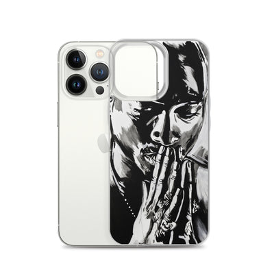 Tupac Black & White iPhone Case
