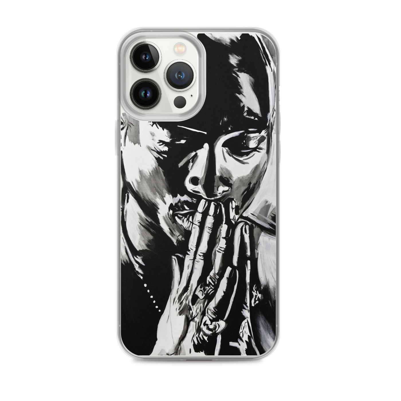 Tupac Black & White iPhone Case