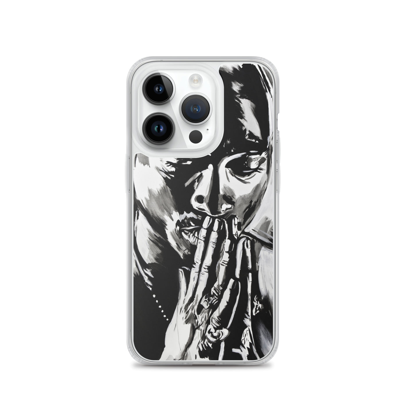 Tupac Black & White iPhone Case
