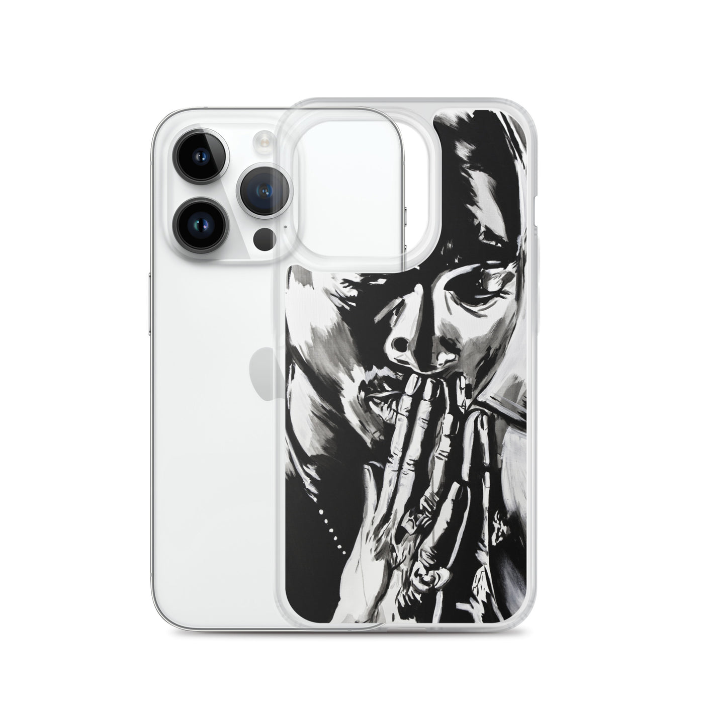 Tupac Black & White iPhone Case