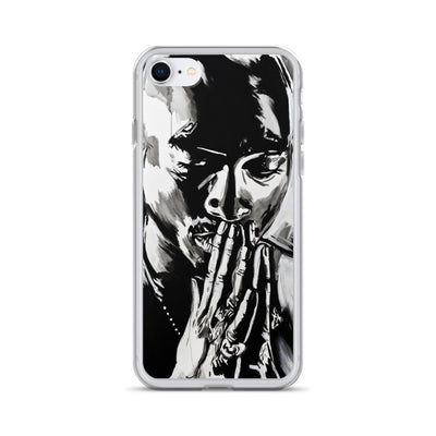 Tupac Black & White iPhone Case