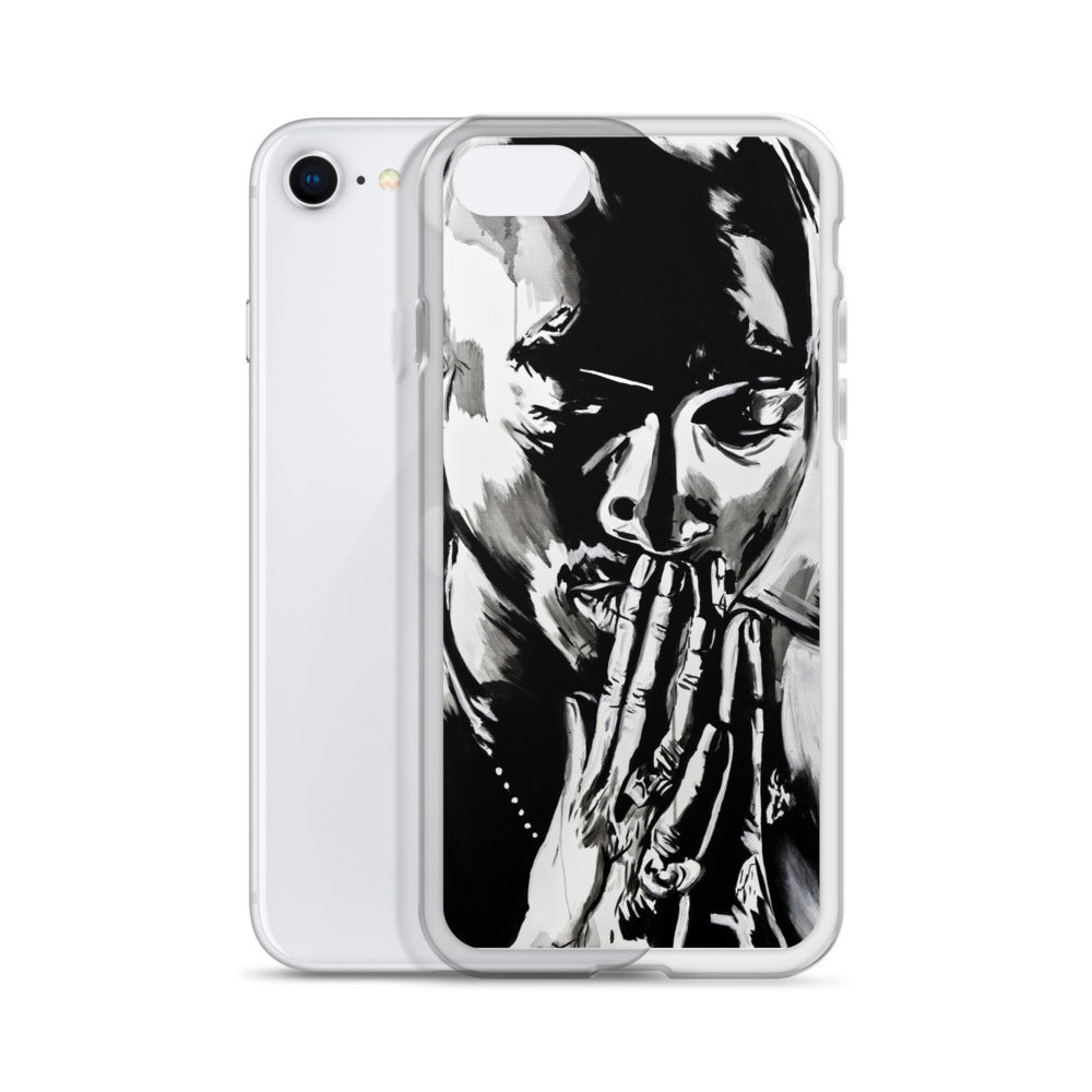 Tupac Black & White iPhone Case